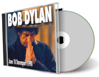 Artwork Cover of Bob Dylan 1990-06-10 CD Davenport Audience