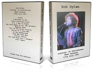 Artwork Cover of Bob Dylan 1981-07-17 DVD Loreley Audience
