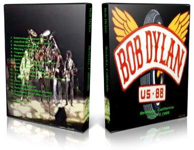 Artwork Cover of Bob Dylan 1988-06-10 DVD Berkeley Audience