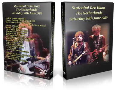 Artwork Cover of Bob Dylan 1989-06-10 DVD Den Haag Audience