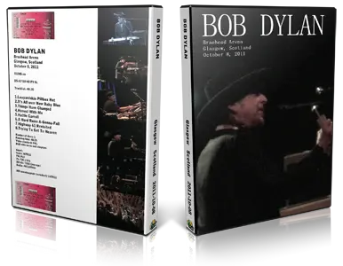 Artwork Cover of Bob Dylan 2011-10-08 DVD Glasgow Audience