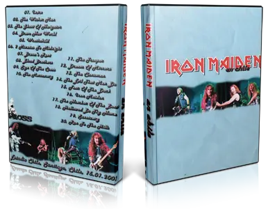 Artwork Cover of Iron Maiden 2001-01-15 DVD Santiago Proshot