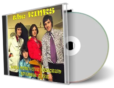Artwork Cover of The Kinks 1970-11-10 CD Santa Monica Audience