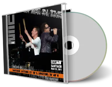 Artwork Cover of U2 2011-03-25 CD Santiago Audience