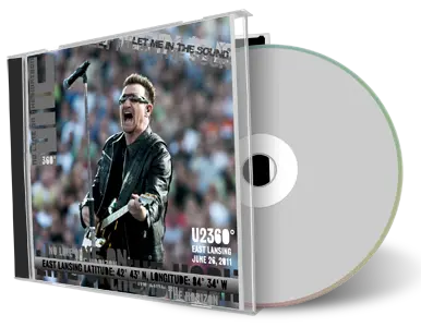Artwork Cover of U2 2011-06-26 CD East Lansing Audience