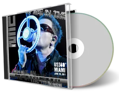 Artwork Cover of U2 2011-06-29 CD Miami Audience