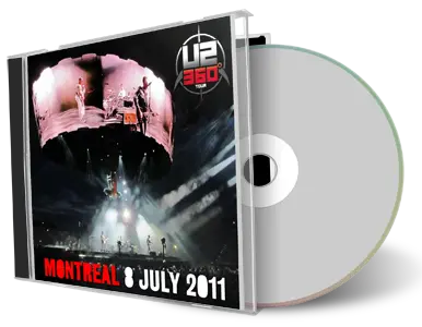 Artwork Cover of U2 2011-07-08 CD Montreal Audience