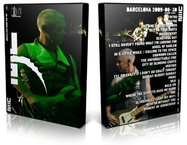 Artwork Cover of U2 2009-06-30 DVD Barcelona Audience