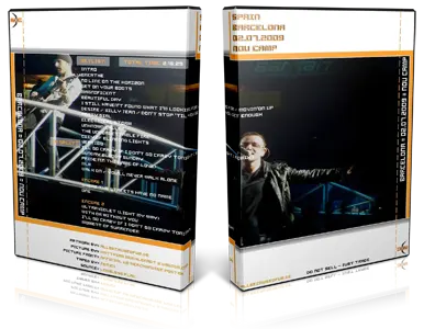 Artwork Cover of U2 2009-07-02 DVD Barcelona Audience