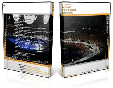 Artwork Cover of U2 2009-07-07 DVD Milan Audience