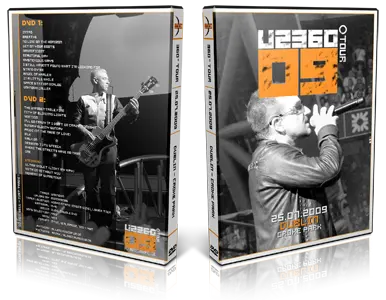 Artwork Cover of U2 2009-07-25 DVD Dublin Audience