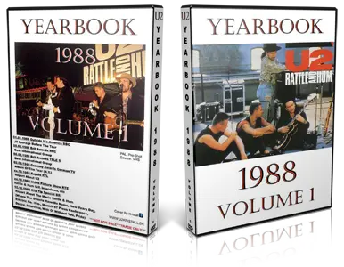 Artwork Cover of U2 Compilation DVD Yearbook 1988 Vol 1 Proshot