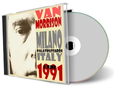 Artwork Cover of Van Morrison 1991-07-08 CD Milano Audience