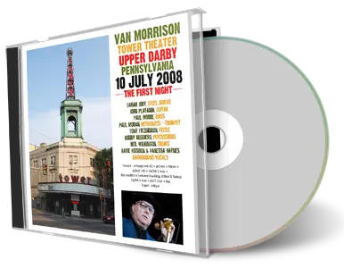 Artwork Cover of Van Morrison 2008-07-10 CD Upper Darby Audience