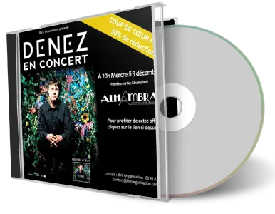 Artwork Cover of Denez 2015-12-09 CD Paris Audience