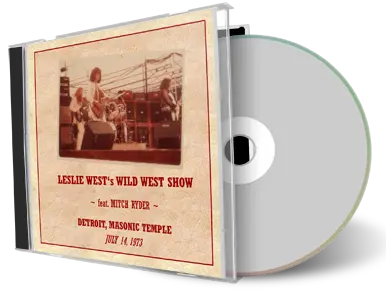 Artwork Cover of Leslie Wests 1973-07-14 CD Detroit Audience