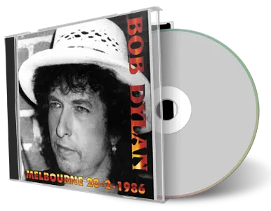 Artwork Cover of Bob Dylan 1986-02-20 CD Melbourne Audience