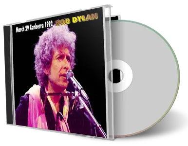 Artwork Cover of Bob Dylan 1992-03-29 CD Canberra Audience