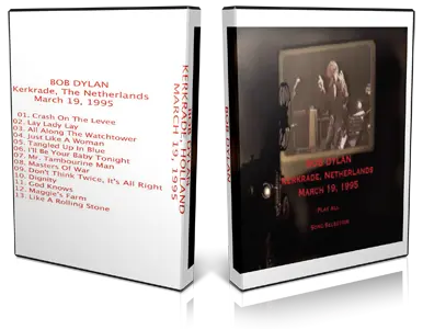 Artwork Cover of Bob Dylan 1995-03-19 DVD Kerkrade Audience