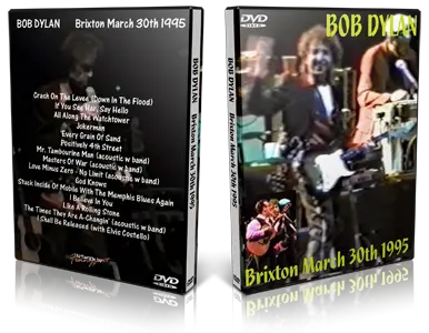 Artwork Cover of Bob Dylan 1995-03-30 DVD London Audience