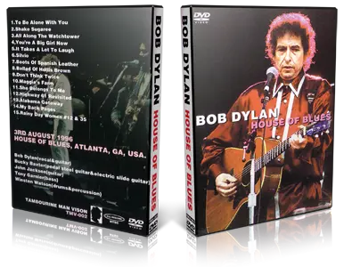 Artwork Cover of Bob Dylan 1996-08-03 DVD Atlanta Proshot