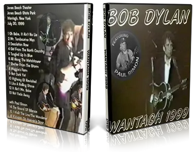 Artwork Cover of Bob Dylan 1999-07-30 DVD Wantagh Audience