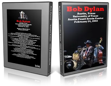 Artwork Cover of Bob Dylan 2002-02-24 DVD Austin Audience