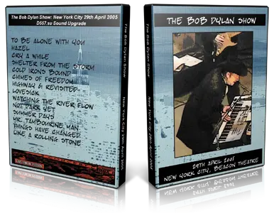 Artwork Cover of Bob Dylan 2005-04-29 DVD New York City Audience