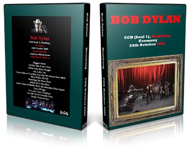Artwork Cover of Bob Dylan 2005-10-24 DVD Hamburg Audience