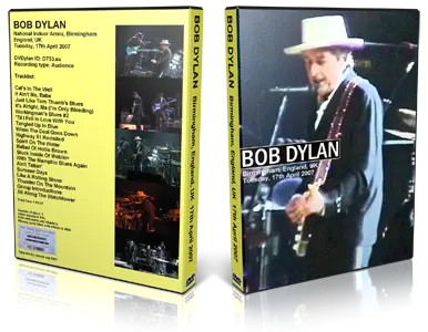 Artwork Cover of Bob Dylan 2007-04-17 DVD Birmingham Audience