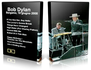 Artwork Cover of Bob Dylan 2008-08-16 DVD Bergamo Audience