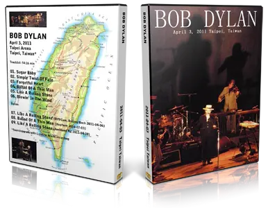 Artwork Cover of Bob Dylan 2011-04-03 DVD Taipei Audience