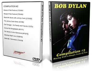 Artwork Cover of Bob Dylan Compilation DVD Live Vol 02 Moving With a Simple Twist of Fate Proshot