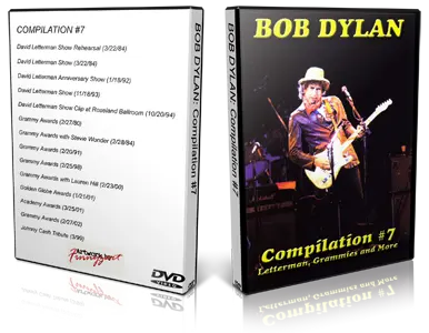 Artwork Cover of Bob Dylan Compilation DVD Live Vol 07 Letterman Grammy and more Proshot