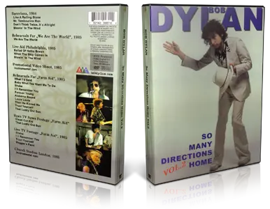 Artwork Cover of Bob Dylan Compilation DVD So many directions home Vol 2 Proshot