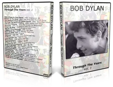 Artwork Cover of Bob Dylan Compilation DVD Through The Years Vol 1 Proshot