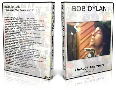 Artwork Cover of Bob Dylan Compilation DVD Through The Years Vol 2 Proshot