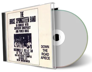 Artwork Cover of Bruce Springsteen 1971-12-17 CD New Brunswick Audience