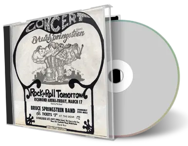 Artwork Cover of Bruce Springsteen 1972-03-17 CD Richmond Soundboard