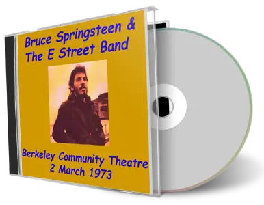 Artwork Cover of Bruce Springsteen 1973-03-02 CD Berkeley Soundboard