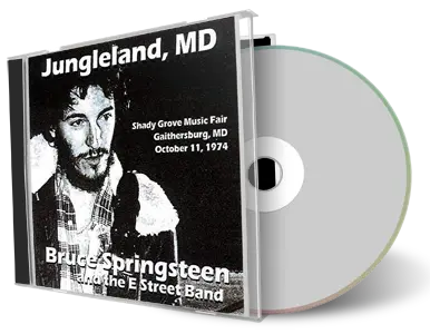 Artwork Cover of Bruce Springsteen 1974-10-11 CD Gaithersburg Audience