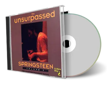 Artwork Cover of Bruce Springsteen Compilation CD Unsurpassed Springsteen Vol 3 Soundboard