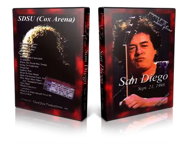Artwork Cover of Jimmy Page and Robert Plant 1998-09-21 DVD San Diego Audience