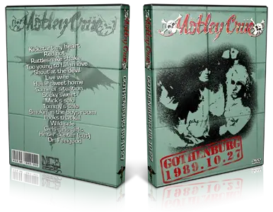 Artwork Cover of Motley Crue 1989-10-27 DVD Gothenburg Audience