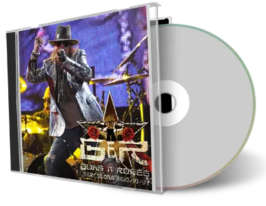 Artwork Cover of Guns N Roses 2010-10-23 CD Barcelona Audience