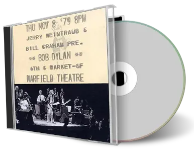 Artwork Cover of Bob Dylan 1979-11-08 CD San Francisco Audience