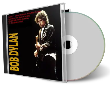 Artwork Cover of Bob Dylan 1988-09-15 CD Chapel Hill Audience