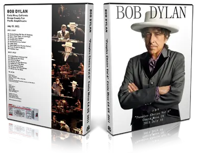 Artwork Cover of Bob Dylan 2011-07-15 DVD Costa Mesa Audience