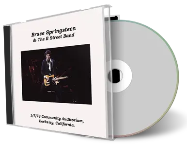 Artwork Cover of Bruce Springsteen 1978-07-01 CD Berkeley Audience