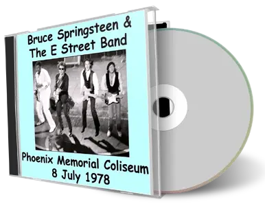 Artwork Cover of Bruce Springsteen 1978-07-08 CD Phoenix Audience